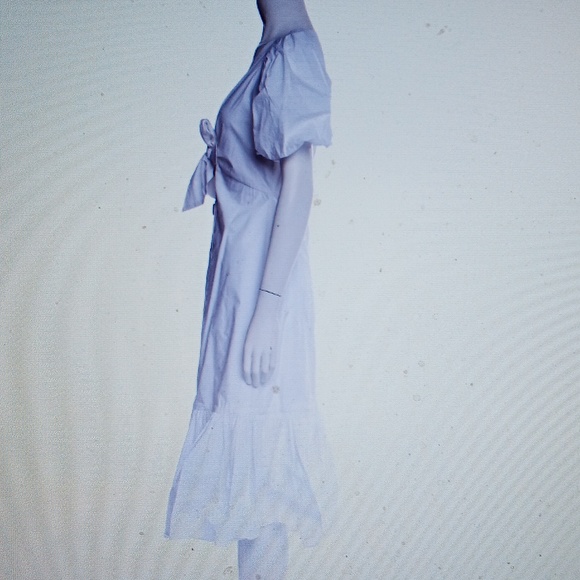 CARA CARA GEORGICA TIE FRONT FLOUNCE MIDI..size 4 - Picture 9 of 10